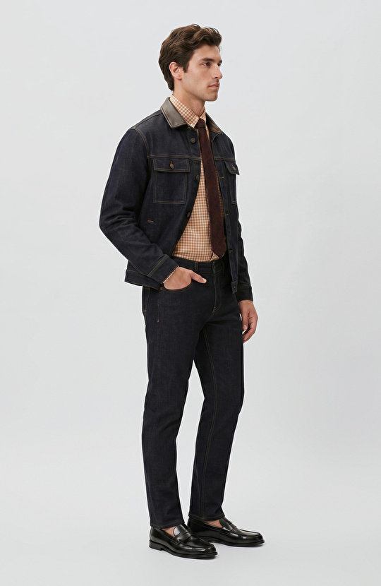 Lacivert Denim Pantolon