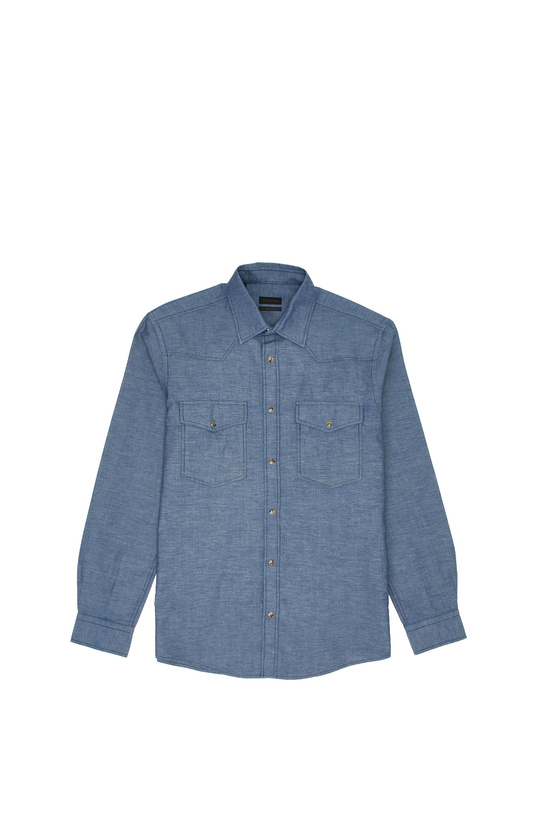 Comfort Fit Mavi Denim Gömlek