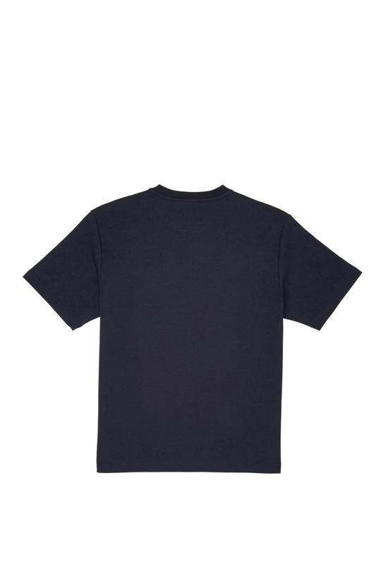 Navy Blue Embroidery Detailed T-shirt