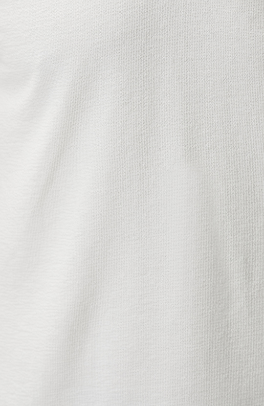 Kırık Beyaz Jakarlı Polo Yaka T-shirt