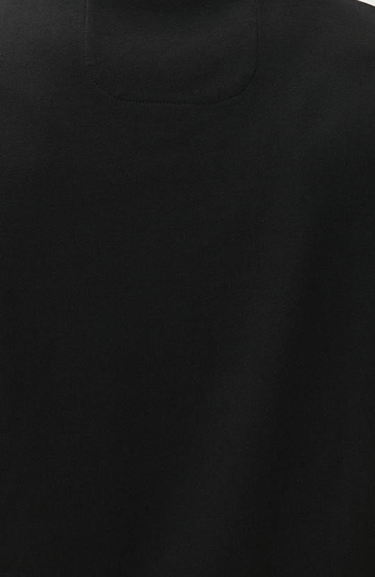 Siyah Satranç Baskılı T-shirt