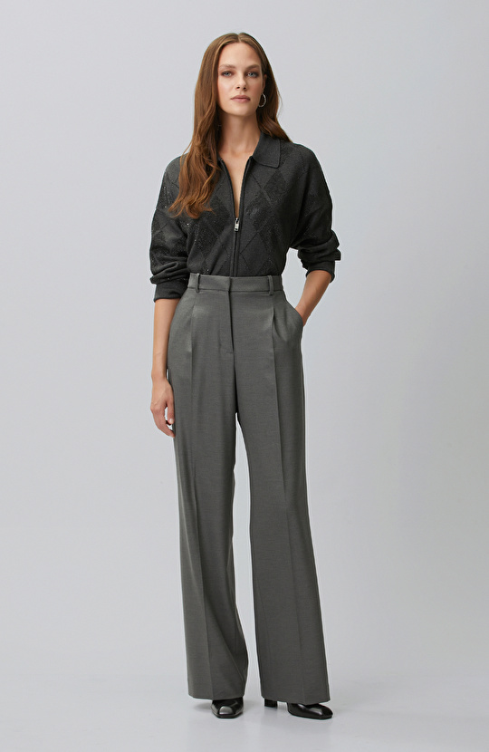 Anthracite Knitwear Jacket