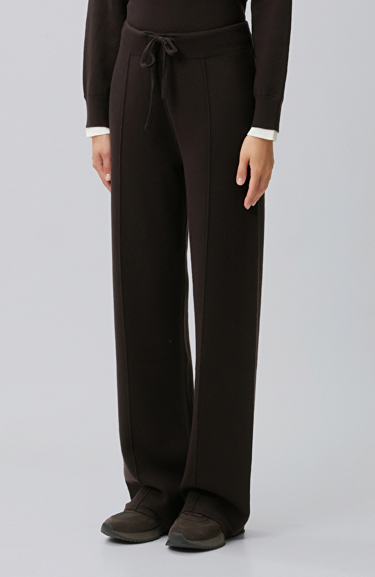 Bitter Brown Knitwear Sweatpants