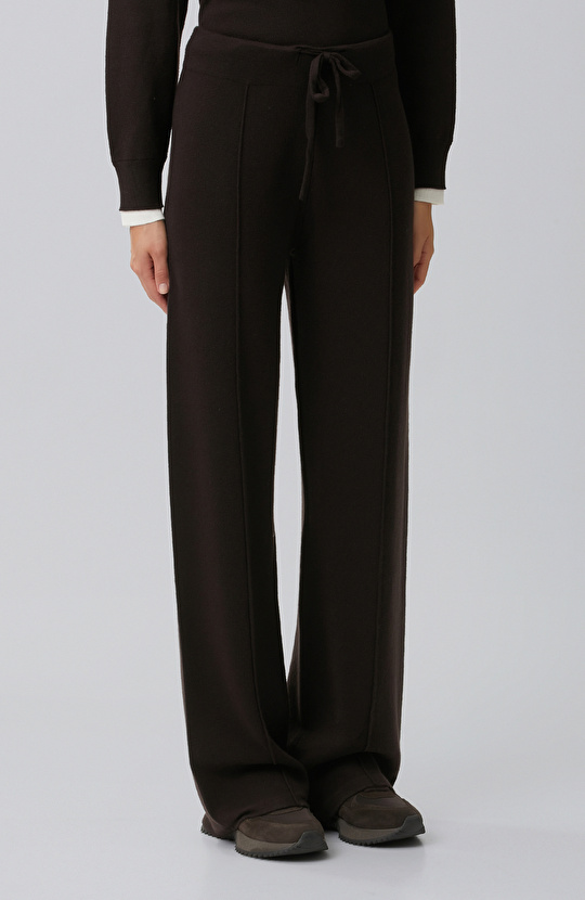 Bitter Brown Knitwear Sweatpants
