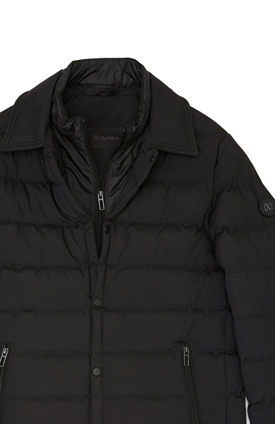 Siyah Coat Ceket