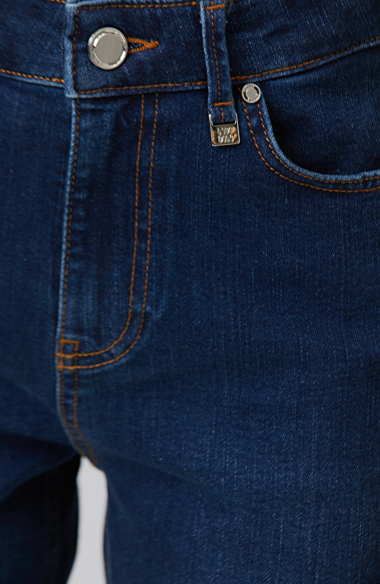 İndigo Slim Fit Denim Pantolon