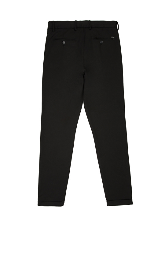 Siyah Jogger Örme Pantolon