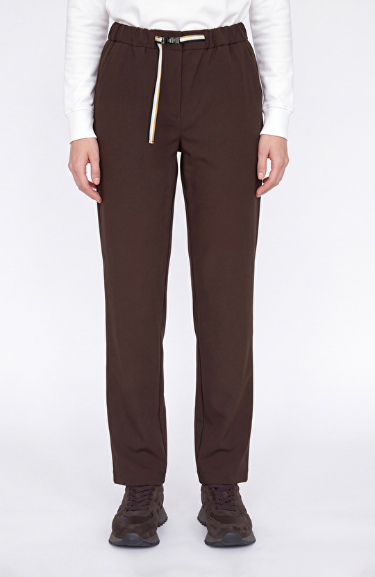 N-Tech Belt Detailed Straight Fit Trousers