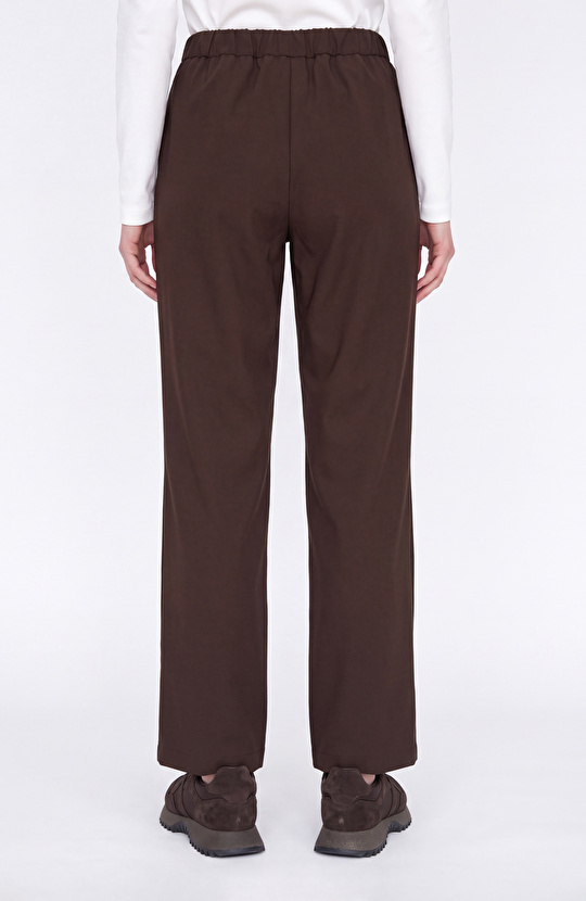 N-Tech Belt Detailed Straight Fit Trousers