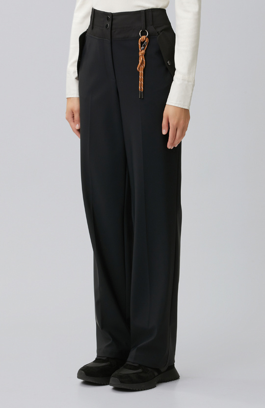 N-Tech Black Straight Pants