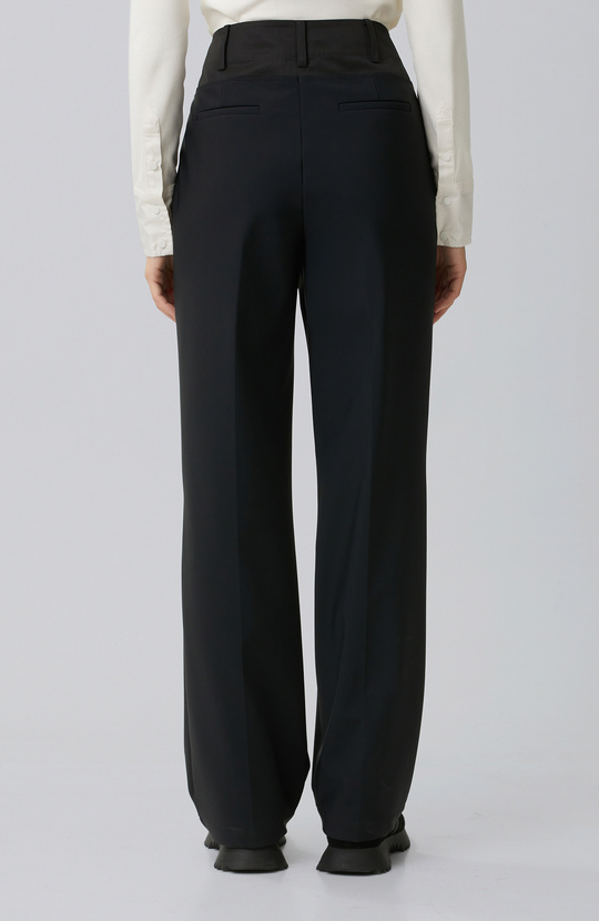 N-Tech Black Straight Pants