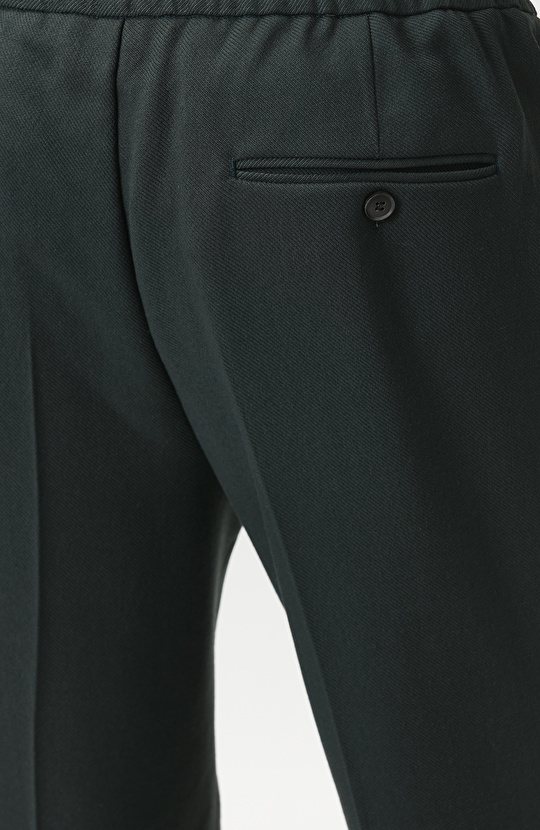 Jogger Fit Yeşil Modallı Pantolon