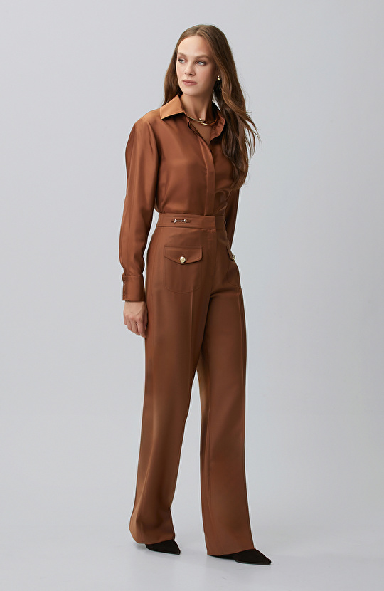 Tarçın Limited İpek Twill Gömlek