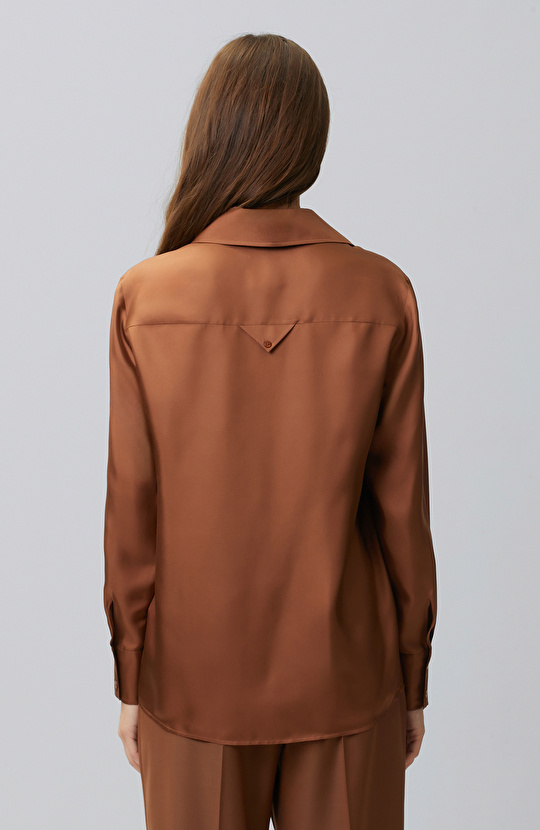 Tarçın Limited İpek Twill Gömlek