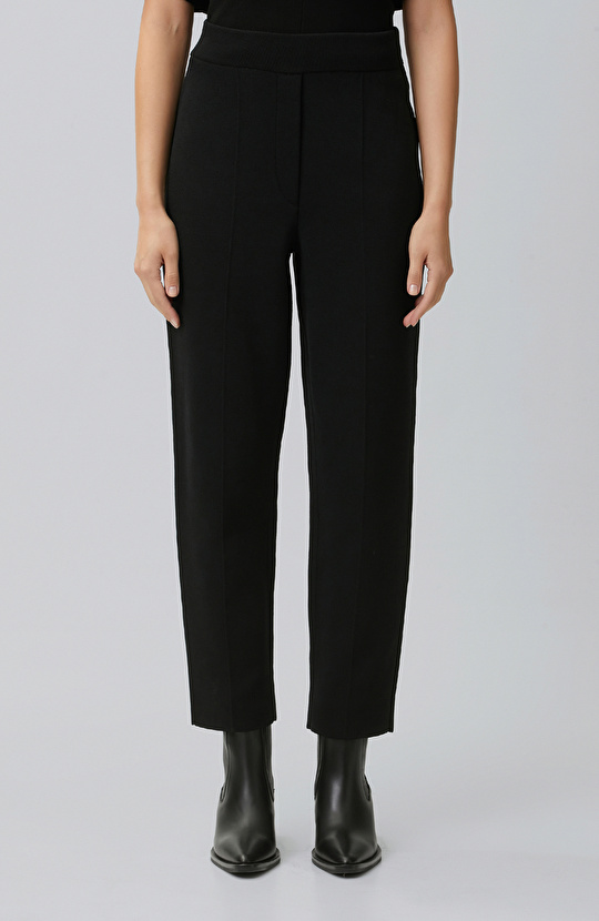 Black Knitwear Trousers
