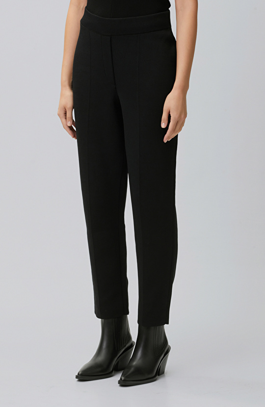 Black Knitwear Trousers