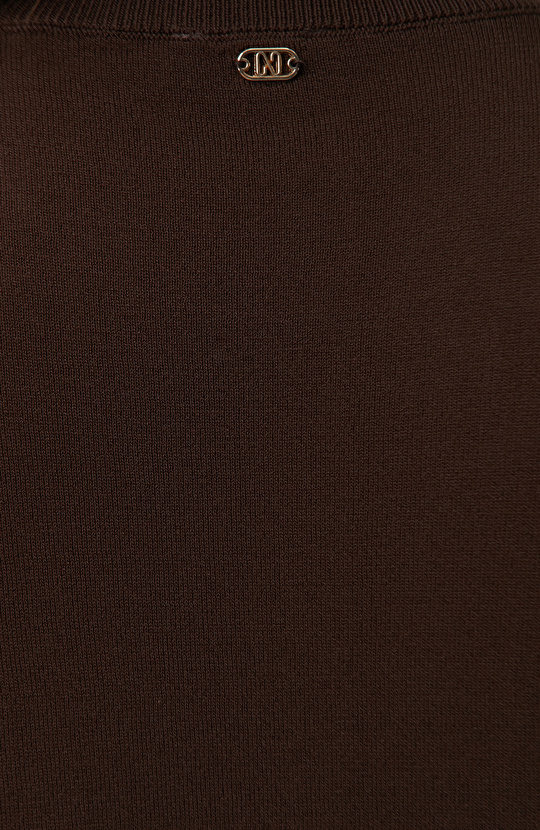 Kahverengi Rayon Basıc Kazak