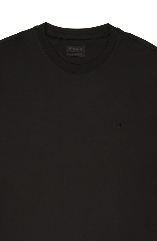 Siyah Kısa Kol Basic T-shirt