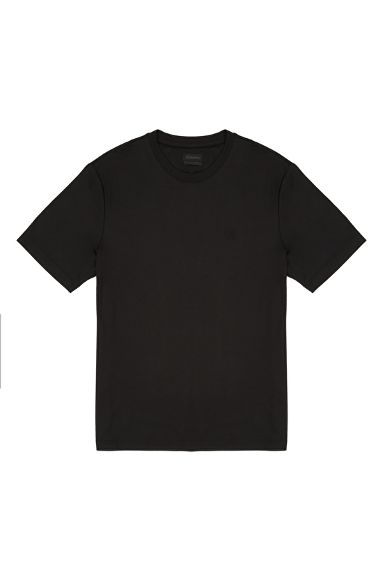 Siyah Kısa Kol Basic T-shirt
