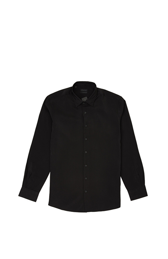 Siyah Slim Fit Gömlek