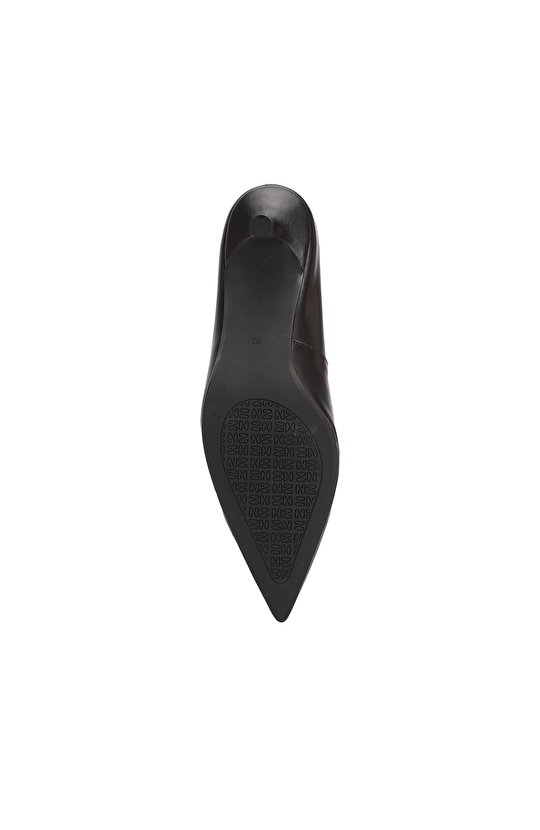 Siyah Deri Stiletto