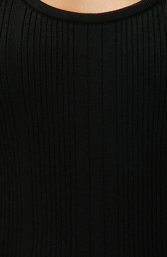 Siyah Askılı Rayon Atlet