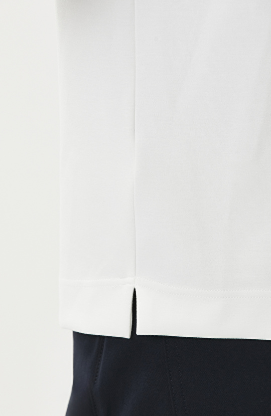 N-Tech Ekru Modal Karışımlı Sweatshirt