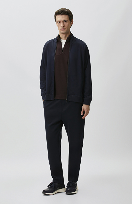 Bordo Modal Karışımlı Sweatshirt
