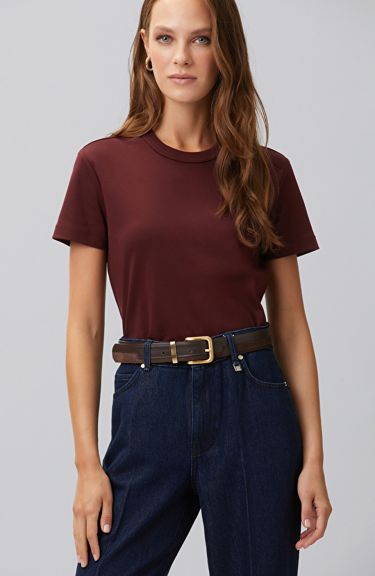 Bordo Basic T-shirt