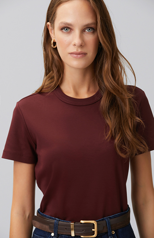 Bordo Basic T-shirt
