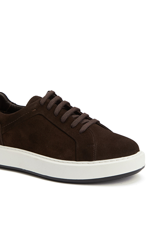 Acı Kahve Günlük Rahat Erkek Süet Sneaker