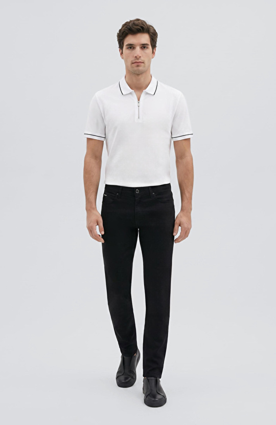 Beyaz Polo Pike T-shirt
