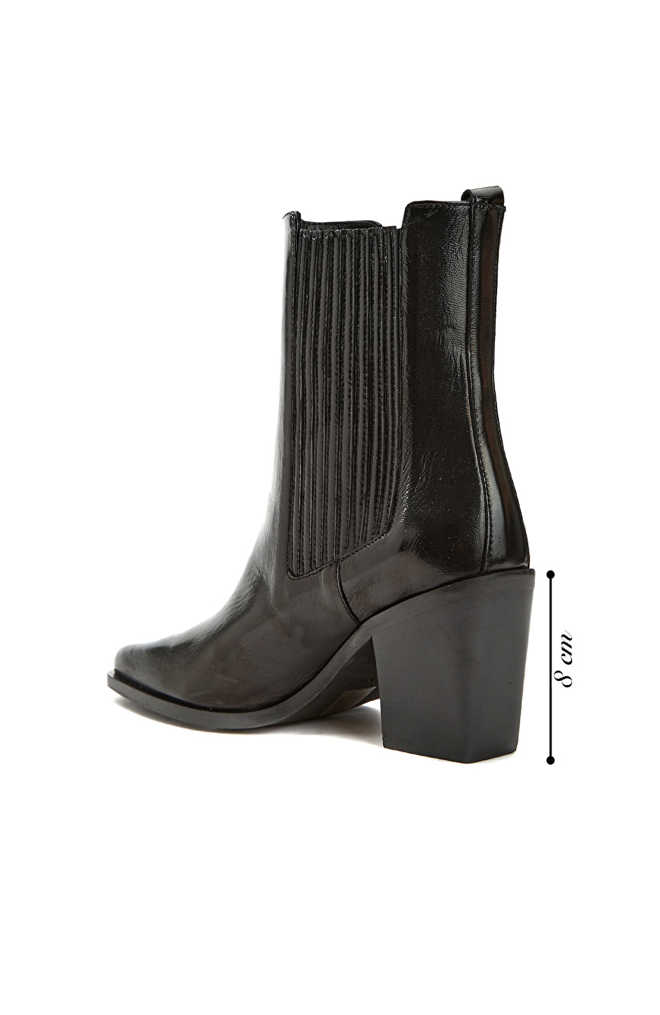 Siyah Kadın Deri Bot