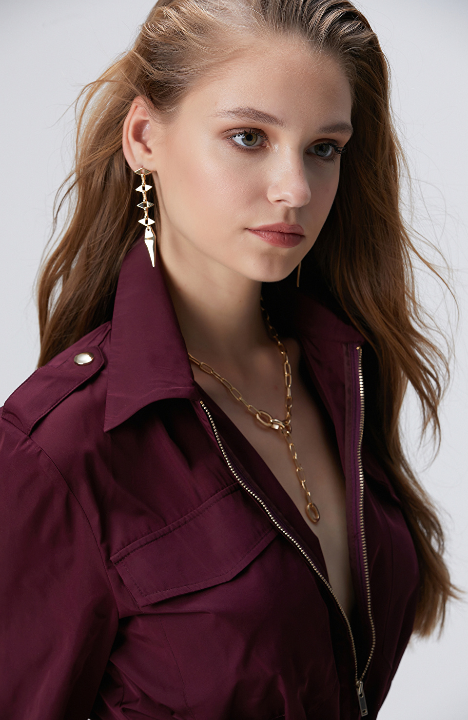 Gold Kadın Sallantı Küpe