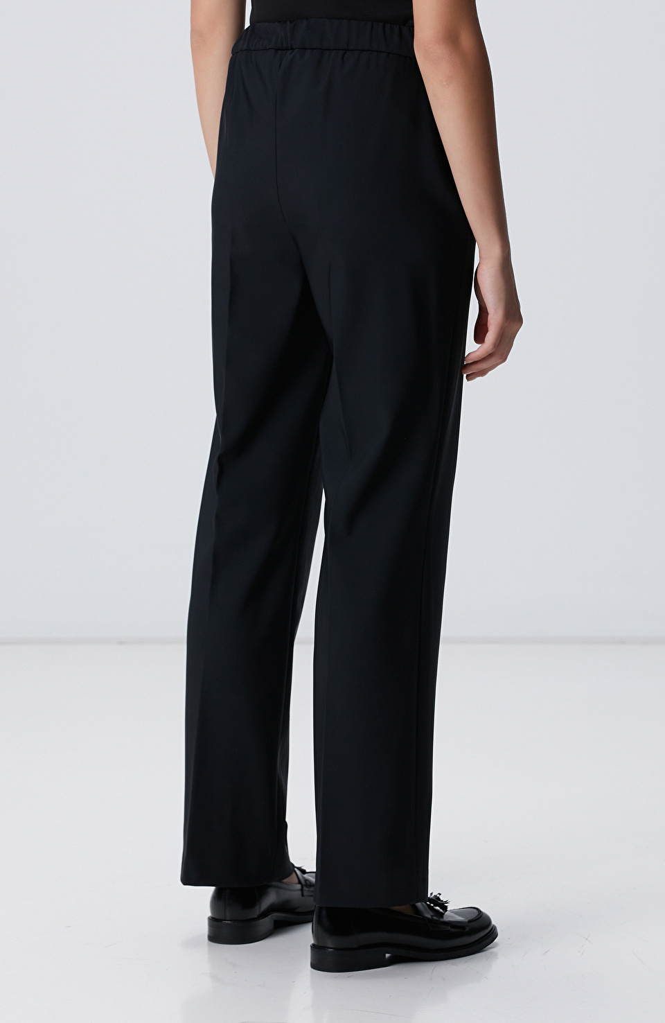 N-Tech Siyah Kemer Detaylı Pantolon