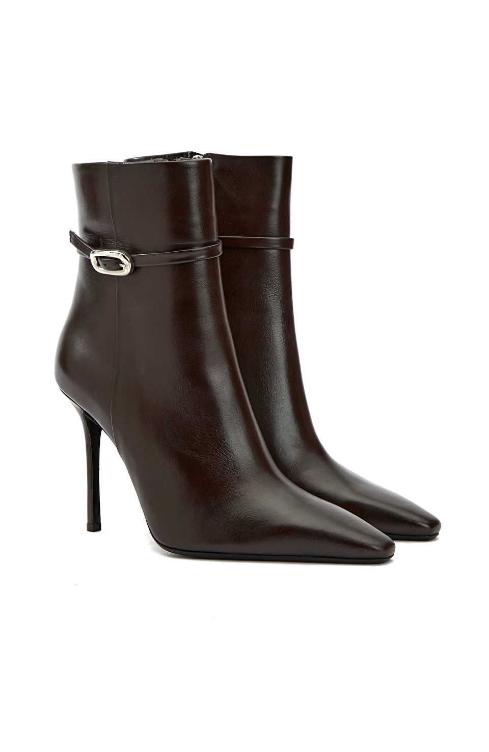 Kahverengi Kadın Toka Detaylı Bot