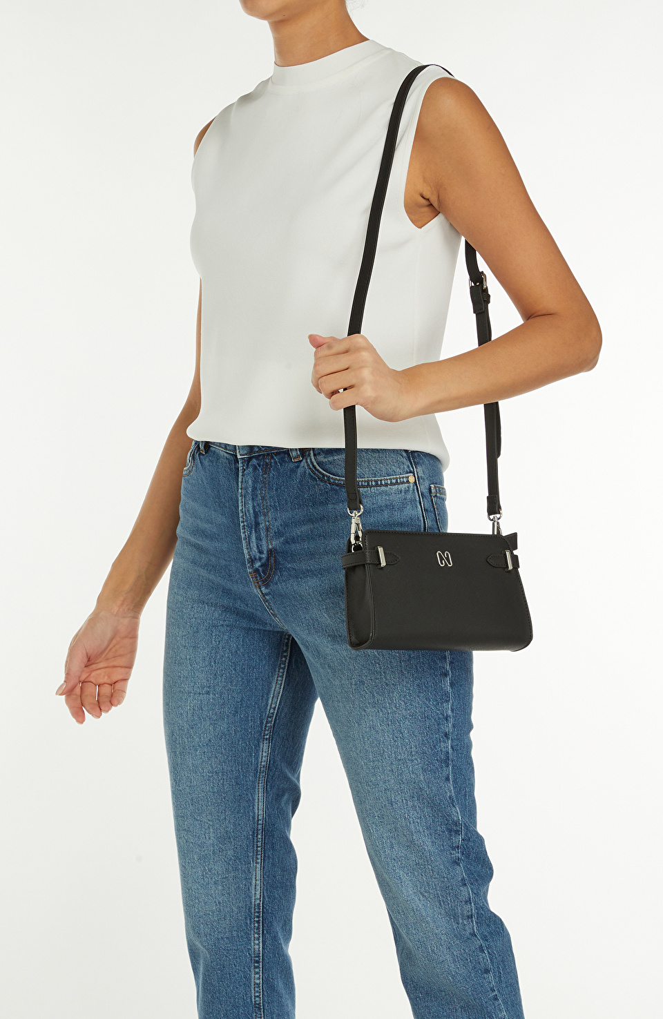 Siyah Desenli Kadın Çanta