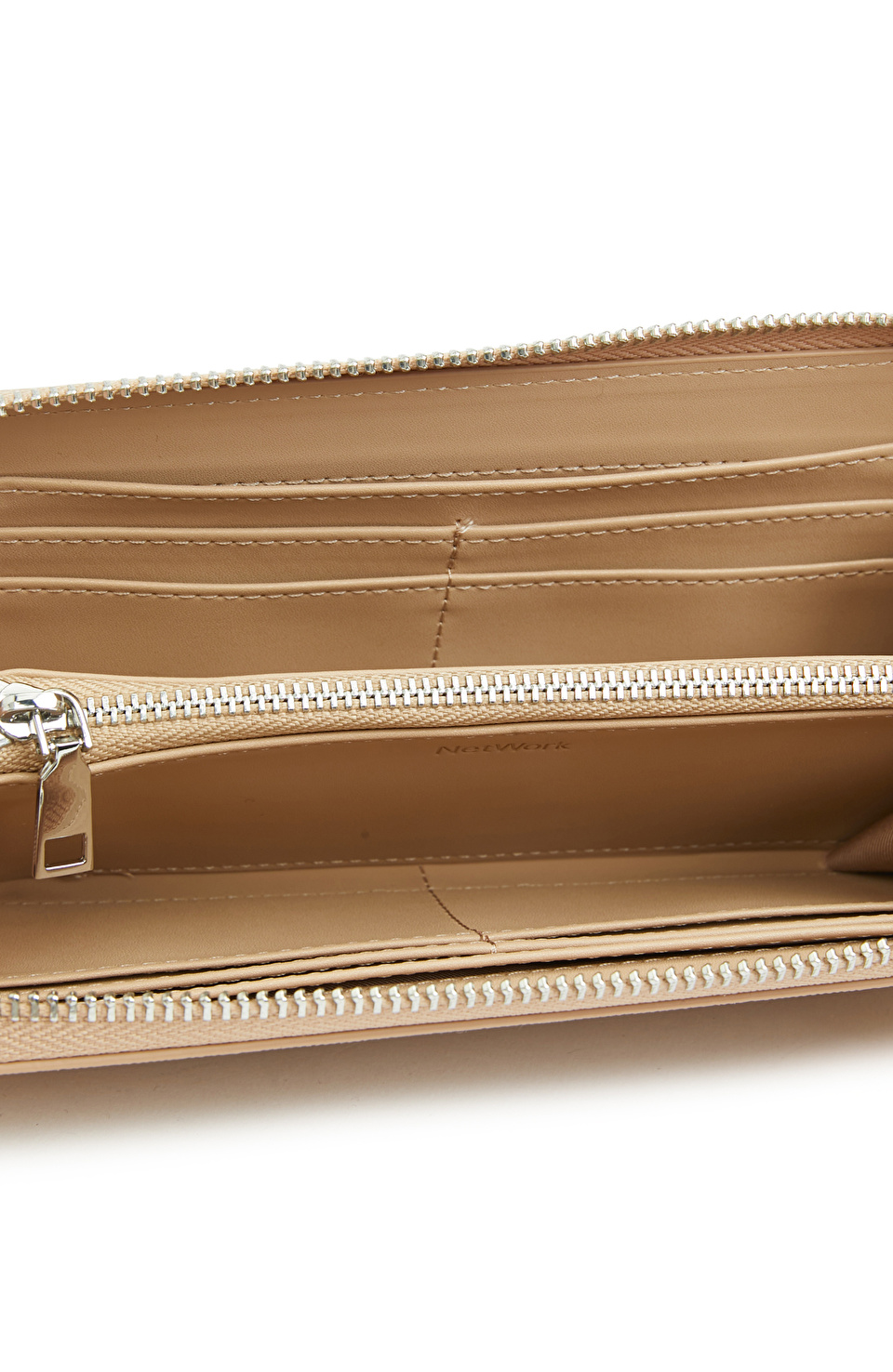 Bej Kadın Suni Deri Cüzdan