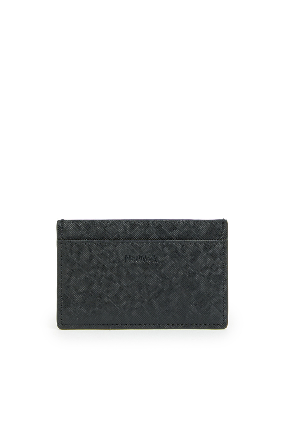 Siyah Desenli Kadın Suni Deri Kartlık