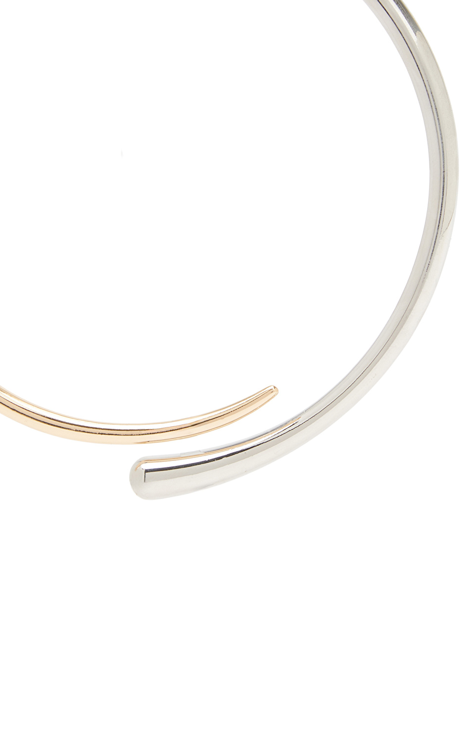 Gümüş Altın Rengi Kadın Choker Kolye