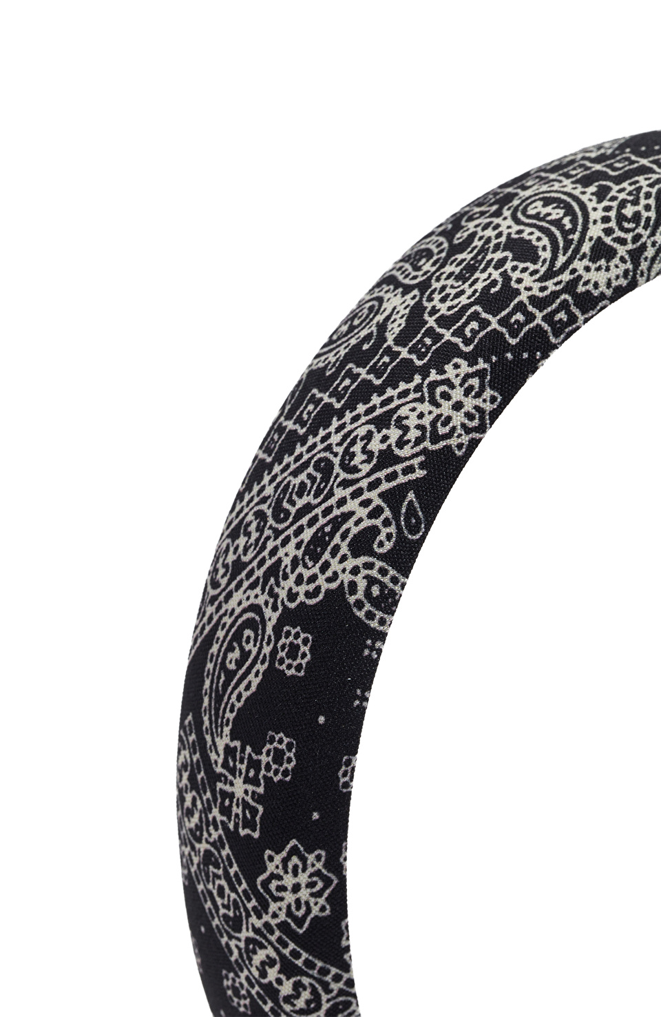 Siyah Beyaz Şal Desenli Kadın Taç