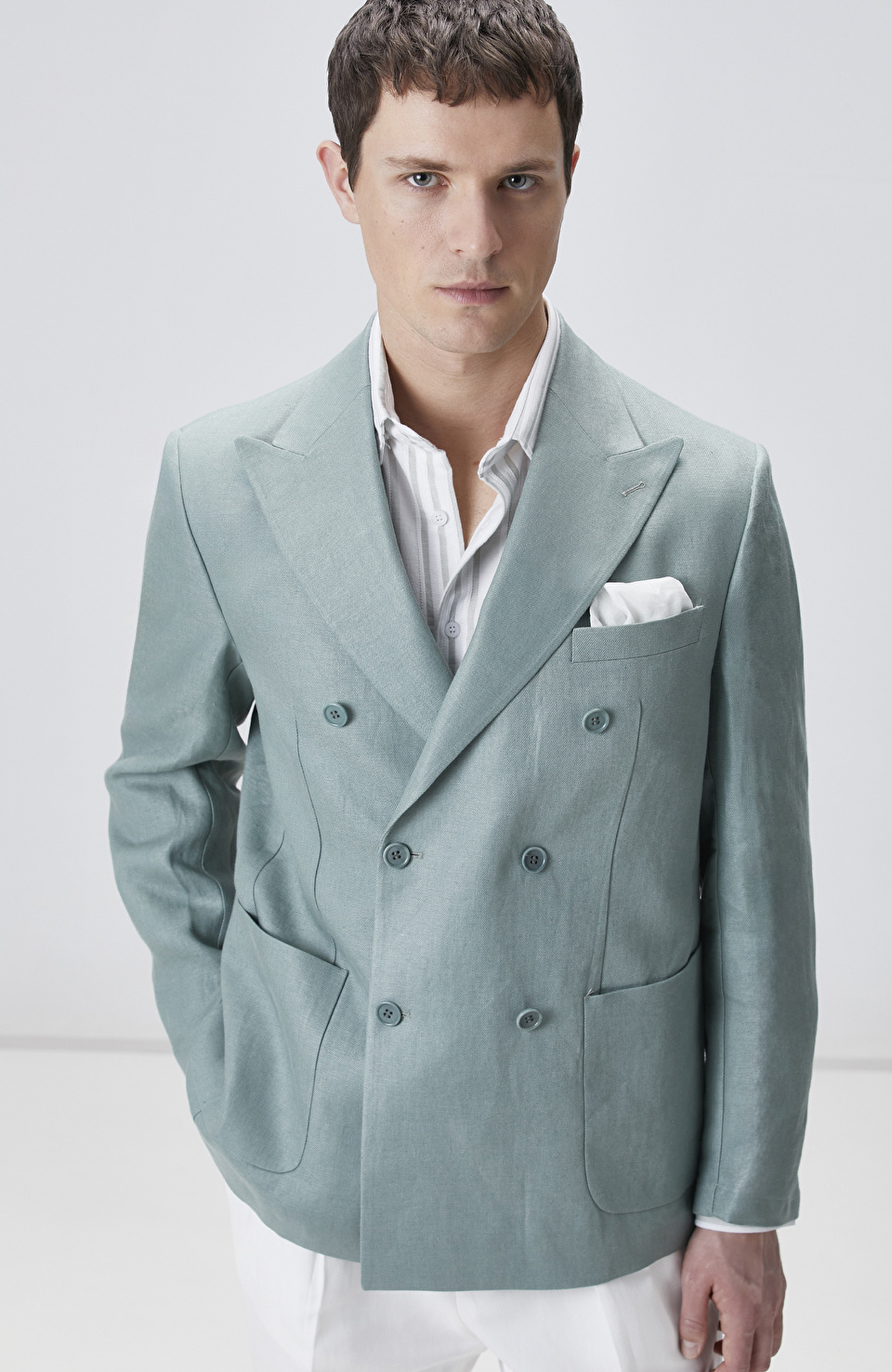 Limited Mint Keten Ceket