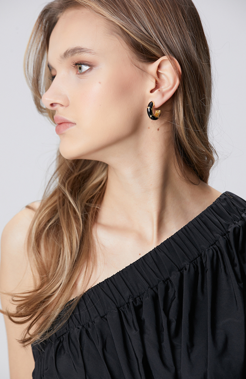 Gold Kadın Halka Küpe