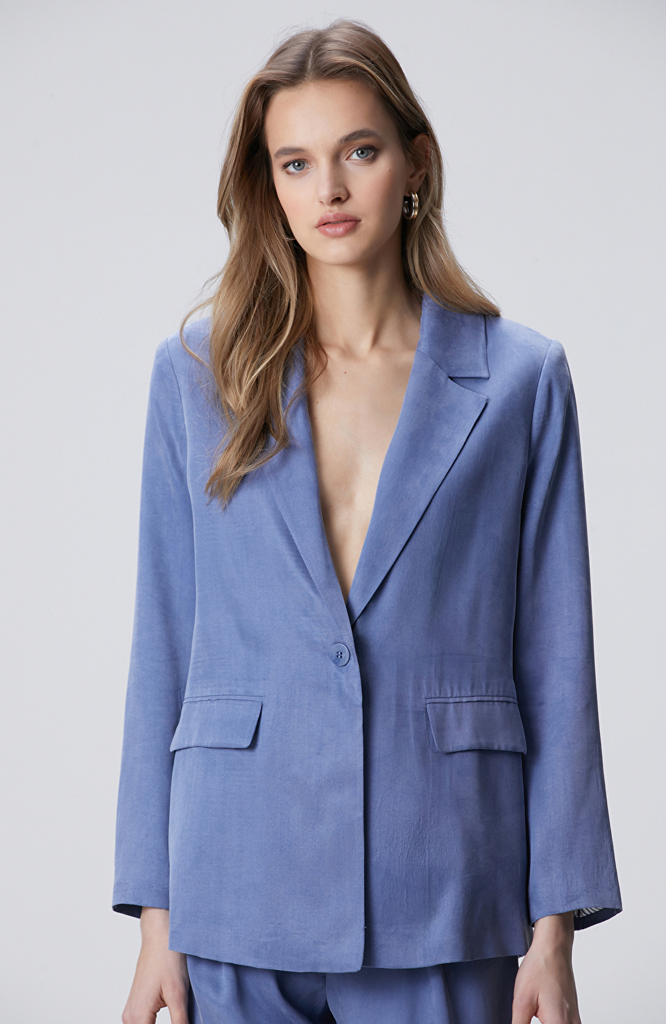 Mavi Cupro Blazer Ceket