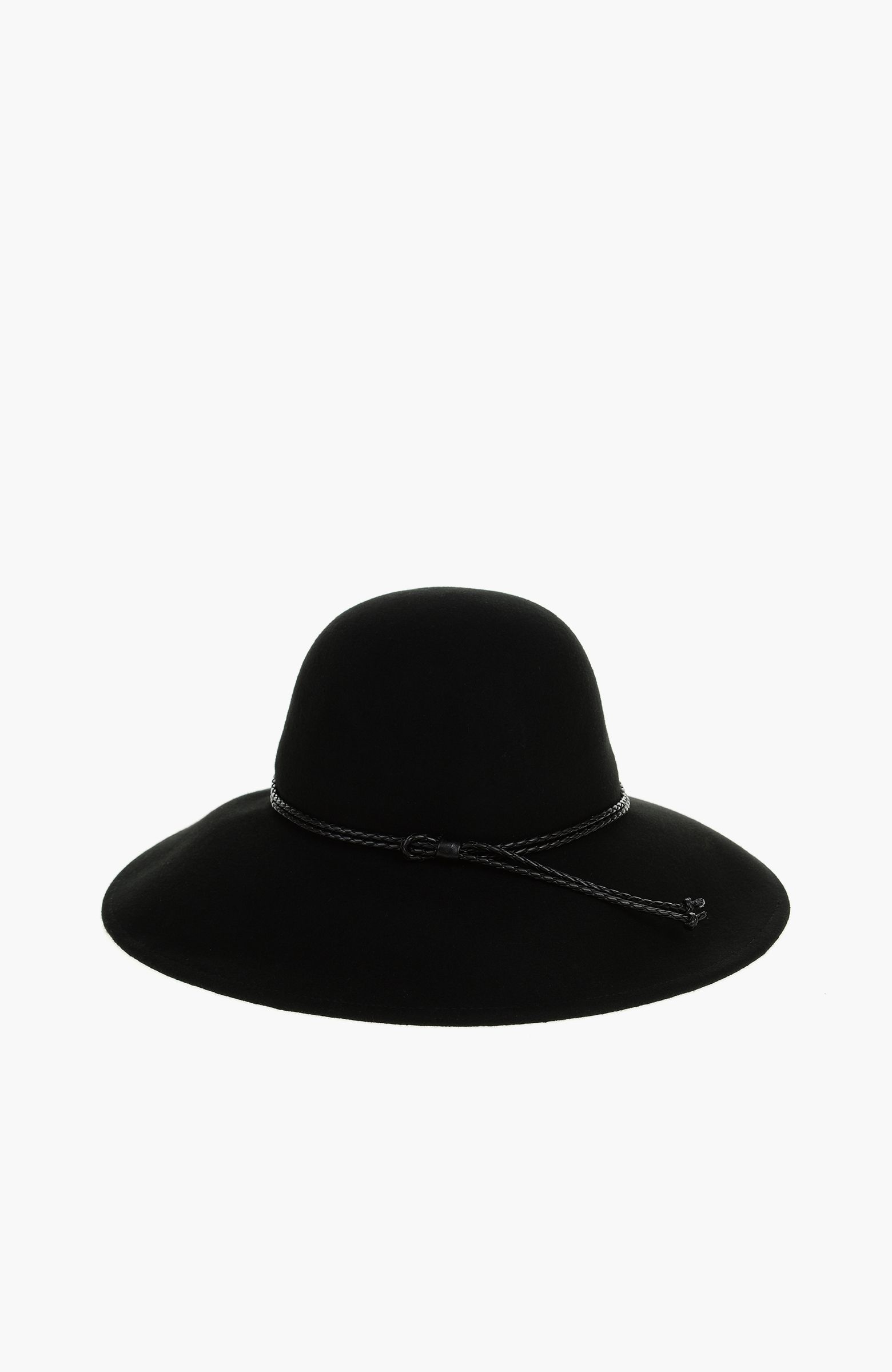 Yün Siyah Kadın Şapka