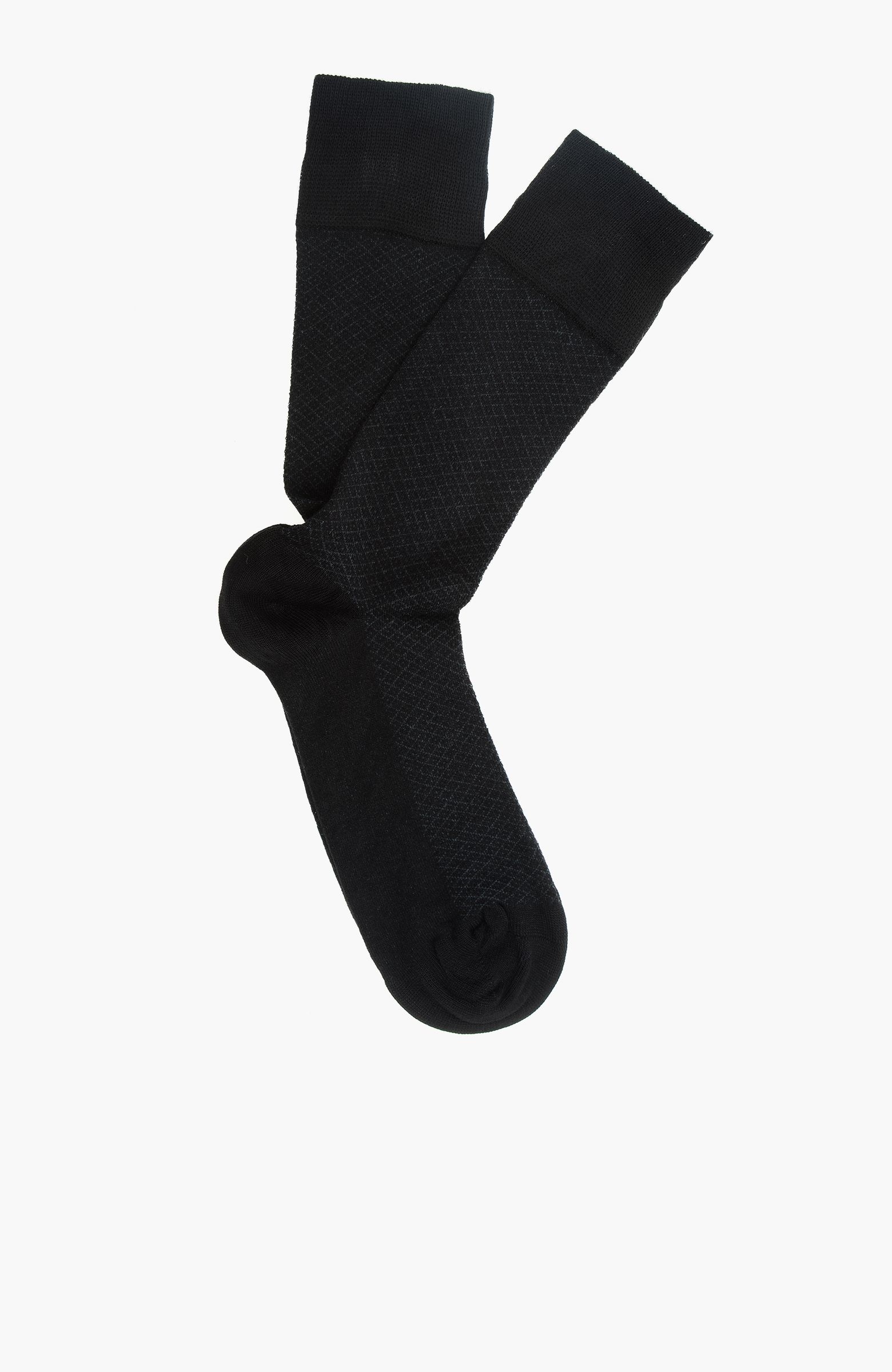 Siyah Antrasit Desenli Erkek Çorap