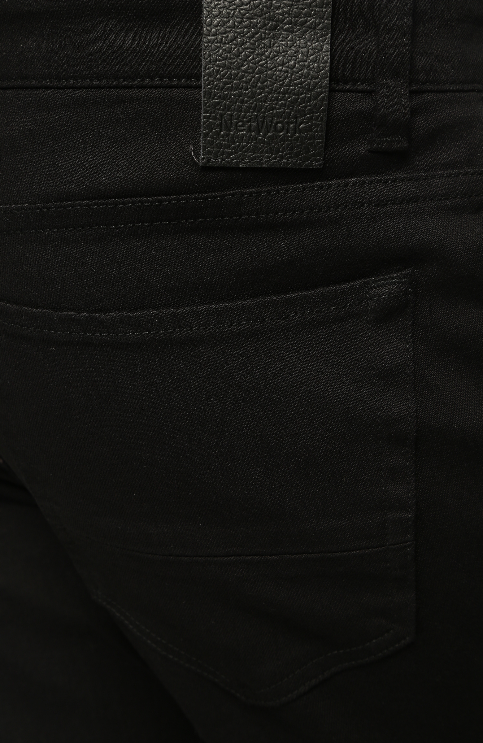 Siyah Diyagonal Casual Pantolon
