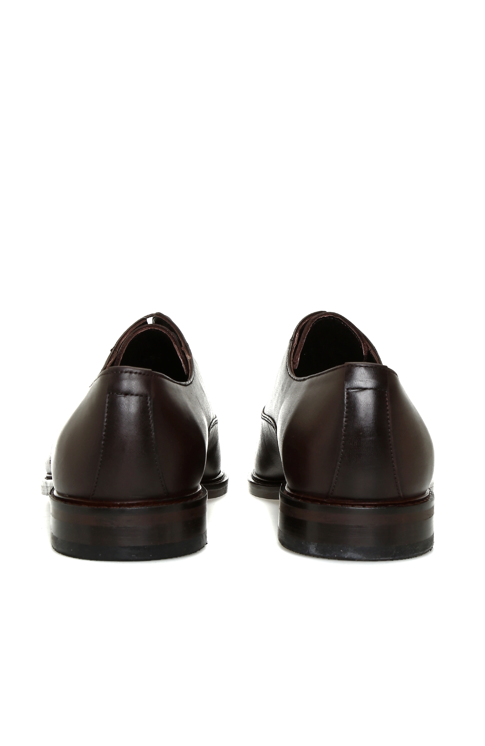 Kahverengi Bağcıklı Deri Erkek Ayakkabı