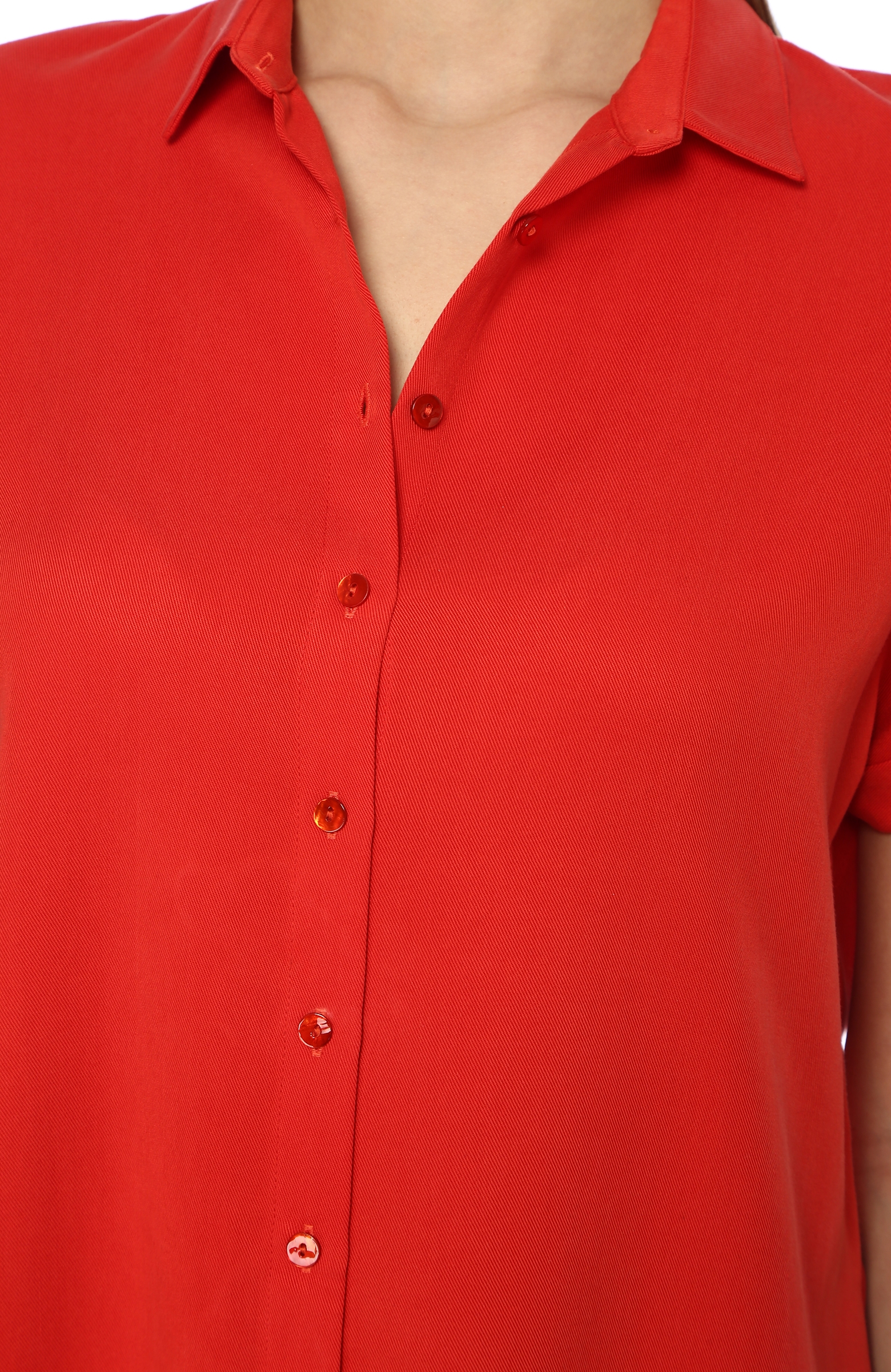 Kırmızı Kısa Kol Gömlek