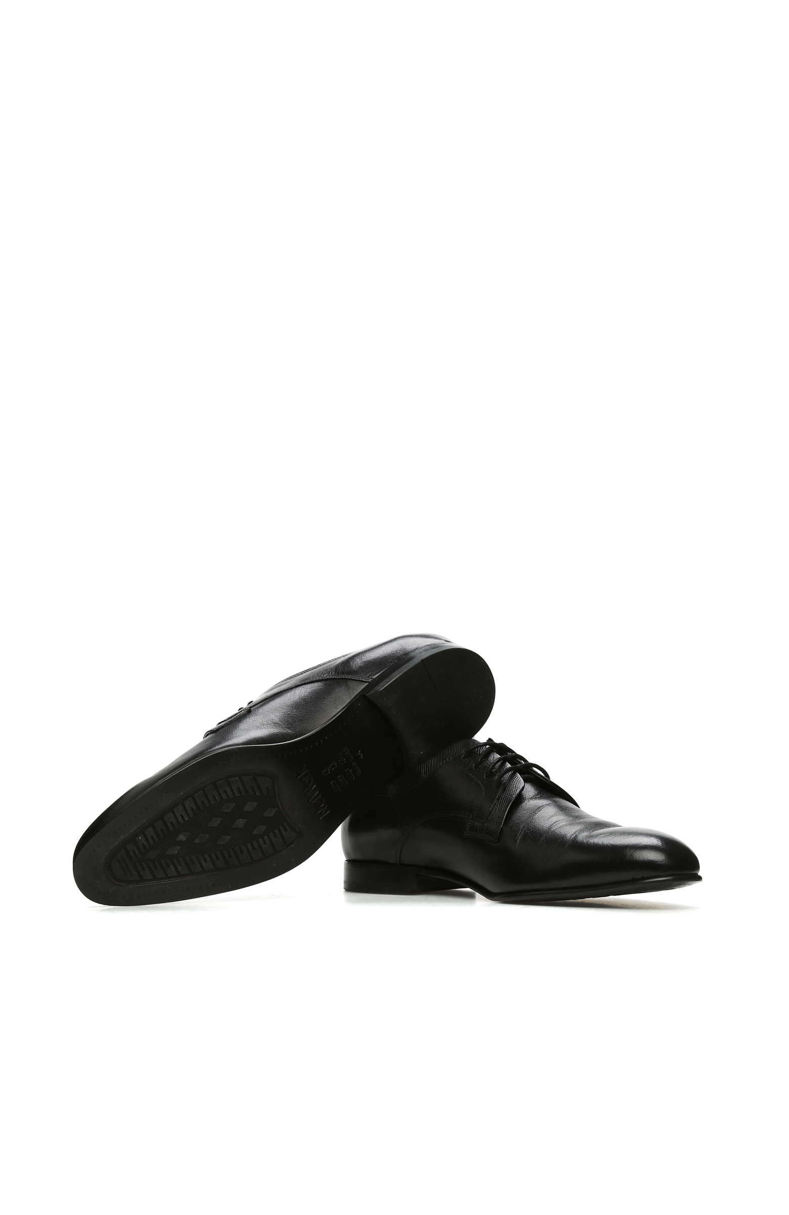 Siyah Bağcıklı Deri Erkek Ayakkabı